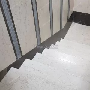 stairs and stair case marble stone