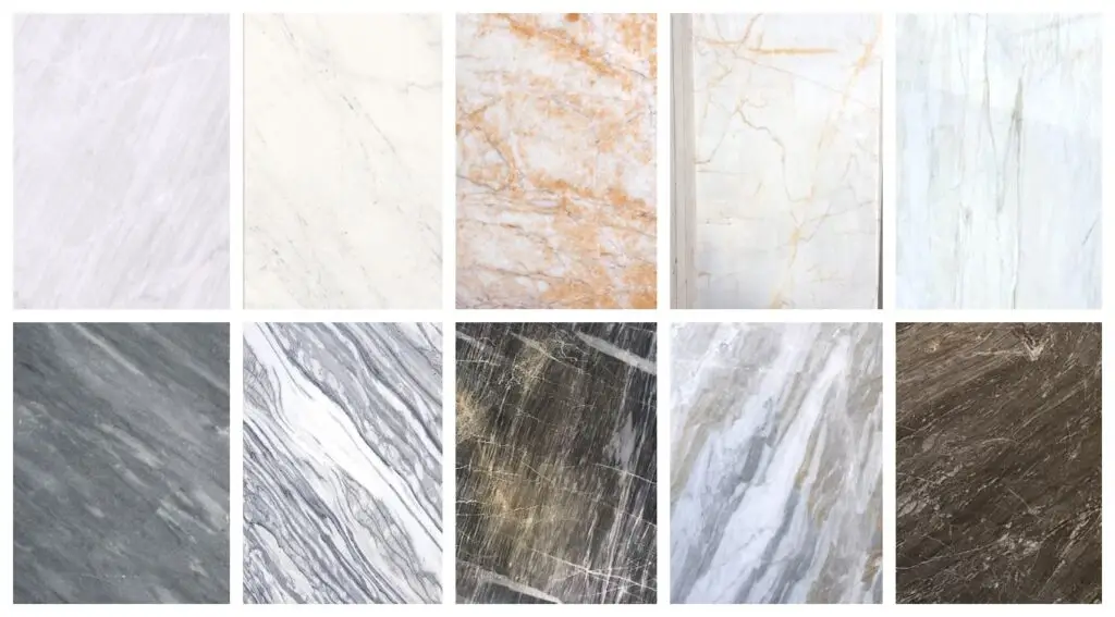 crystal marble stone collection