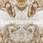 Brown onyx stone slab