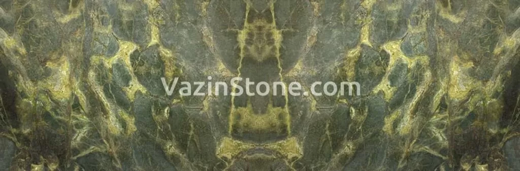 green granite red spot book-matched slab