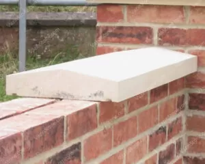 Two sided parapet wall stone