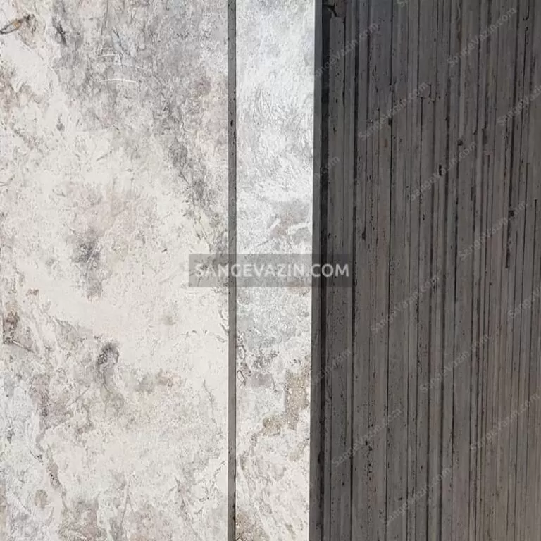 Waveless Silver Travertine tile