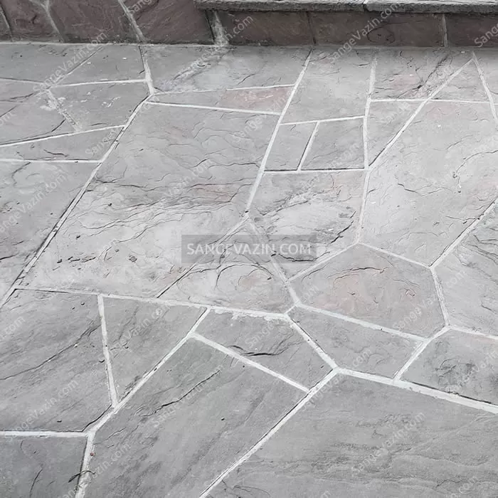 gray slate stone on floor