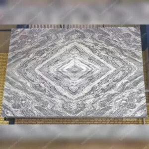 Crystal marble four-match stone slab