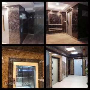 Marble sheet stairs and elevator door frame collection