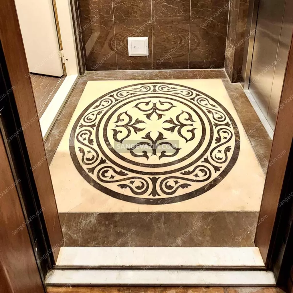 marble floor marquetry 