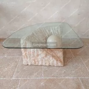 Pearl stone coffee table
