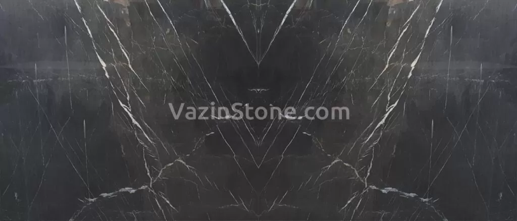 pietra gray marble book-match stone slab
