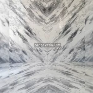 Aligoudarz crystal marble four-match slab stone