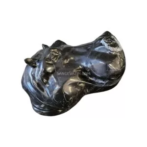 Hippopotamus stone sculpture