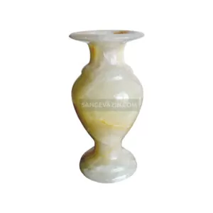 Onyx design stone flower pot