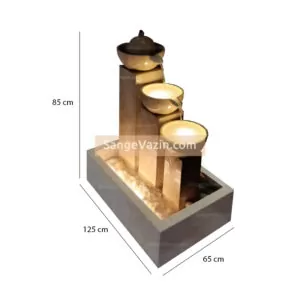 Saniya stone fountain dimensions