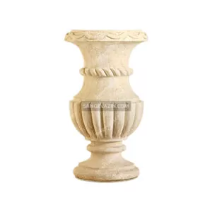 Aran stone flower pot