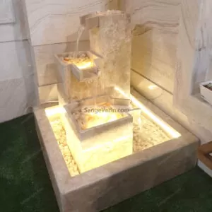 Vira stone fountain lighting
